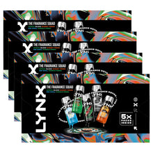 Load image into Gallery viewer, Lynx Fragrance Squad Gift Set 5 Body Sprays Long-Lasting, Fresh, Daily Scent Kit