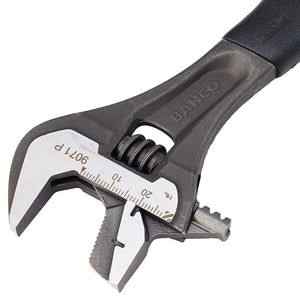 BAHCO 9071P BLACK ERGO ADJ WRENCH 8IN REV JAW