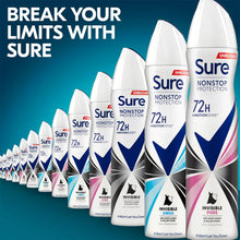 Load image into Gallery viewer, Sure Women Antiperspirant 72H Nonstop Protection Invisible Pure Deodorant, 3x250ml