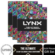 Load image into Gallery viewer, Lynx THE ULTIMATE 24-Day Calendar Christmas Countdown Gift Set for Him