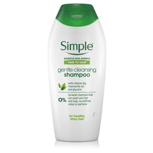Load image into Gallery viewer, Simple Hair Shampoo Conditioner 400ml &amp; Shower Gel 675ml Bundle