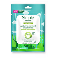 Load image into Gallery viewer, 5x of Simple Kind to Skin Moisturising &amp; Hydrating Sheet Mask with NaturalFibers