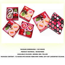 Load image into Gallery viewer, Haven Microfibre Mini Towel Set Soft Quick Dry Face Cloths Hand Towels, 5 Pc