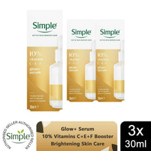 Load image into Gallery viewer, Simple Face Serums Set 30ml - Repair+, Glow+, Niacinamide, Hydrate+ (1 or 3 Pk)