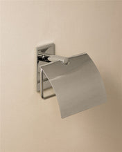 Load image into Gallery viewer, COSMIC Toilet Roll Holder with Cover | Chrome | Adhesive Mount