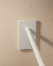 Load image into Gallery viewer, COSMIC Towel rail White Matte Adhesive Measures 8 x 4.5 x 31 cm