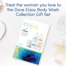 Load image into Gallery viewer, Dove Enjoy Bodywash Collection 2 Pieces Gift Set for Her with Shower Puff