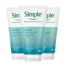 Load image into Gallery viewer, Simple Face Wash Range-Moisturising, Refreshing, Clear Pore Scrub or Glow, 150ml