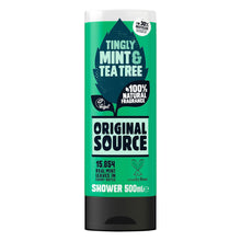 Load image into Gallery viewer, Original Source Vegan Shower Gel with 100% natural Fragrance 500ml, 6 Pack