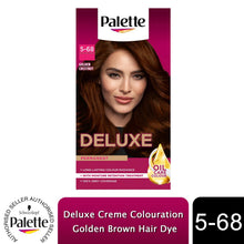 Load image into Gallery viewer, Palette Deluxe Creme Colouration 5-68 Golden Chesnut Hair Dye