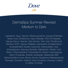 Load image into Gallery viewer, 3pk of 200ml Dove DermaSpa Summer Revived Face Cream with Cell Moisturisers