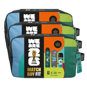 Match Day Fit FIFA Gift Set for Him Body Wash, Spray & Wash Bag Grooming Kit