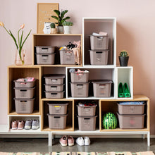 Load image into Gallery viewer, SmartStore Basket Recycled20 StorageBox 13L With Basket PlasticLid, Charcoal