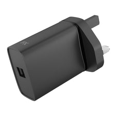 Load image into Gallery viewer, FX Mains Charger USB 1A Compatible with USB Devices, Black