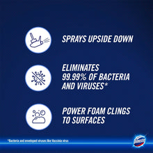 Load image into Gallery viewer, Domestos Power Foam Toilet &amp; Bathroom Cleaner Spray Kills 99.99% Germs, 450ml