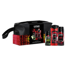 Load image into Gallery viewer, Lynx Fine Fragrance Washbag Gift Set, Premium Cherry Spritz and Pear Scent