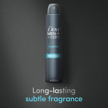 Load image into Gallery viewer, Dove Men+Care Classic Antiperspirant with 48H Sweat Protection Deo 200ml, 6 Pack