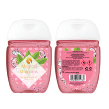 Load image into Gallery viewer, HandiGel Pocket Size Hand Sanitizers Antibacterial Gel 29ml-Magical Unicorns