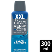 Load image into Gallery viewer, Dove Men+Care Advanced XXL Anti-Perspirant Aerosol Deo Clean Comfort 300ml, 6Pk