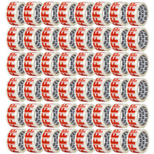 Load image into Gallery viewer, Fragile Tape 48mm x 66m Packing Tape for Parcels &amp; Boxes, 48 Rolls