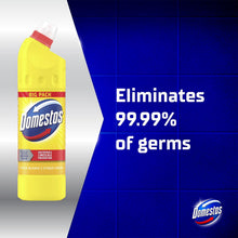 Load image into Gallery viewer, Domestos Thick Bleach Citrus Fresh Powerful Toilet &amp; Bathroom Cleaner 1L, 12Pk