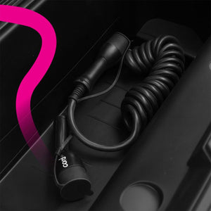 Cord Coiled 15m EV Charging Cable 380V 32A 22kW Portable Fast Charger UK Plug