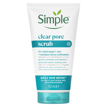Load image into Gallery viewer, Simple Face Wash Range-Moisturising, Refreshing, Clear Pore Scrub or Glow, 150ml