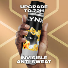 Load image into Gallery viewer, Lynx XXL Gold 72H Sweat Protection Anti-Perspirant Deodorant 6x250ml