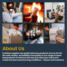 Load image into Gallery viewer, Ecoblaze RUF Heat Pack 12 Briquettes 10kg Bag for Wood Burner, Pizza Oven &amp; BBQ