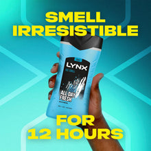 Load image into Gallery viewer, Lynx Ice Chill 12-H Refreshing Fragrance Shower Gel Body Wash for Men, 6x225ml
