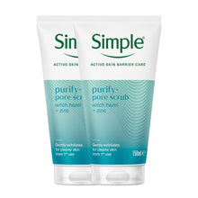 Load image into Gallery viewer, Simple Face Wash Range-Moisturising, Refreshing, Clear Pore Scrub or Glow, 150ml
