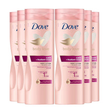 Load image into Gallery viewer, Dove Body Lotion Body Love Care + Radiant Glow for All Skin Types 400ml, 6 Pack