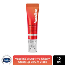 Load image into Gallery viewer, Vaseline Lip Gloss Serum Cherry Crush 10ml SPF15 Plumping Hydrating Care