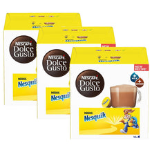 Load image into Gallery viewer, Nescafe Dolce Gusto Coffee Pods - Nesquik Hot Chocolate -  48 Drinks (3 Boxes)