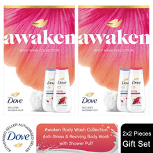 Load image into Gallery viewer, Dove Awaken Duo Advance Gift Set with Revive &amp; Anti Stress Bodywash 225ml