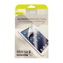 Load image into Gallery viewer, Zagg iPad Mini Anti Glare / Anti Fing Screen Protector 3 Pack