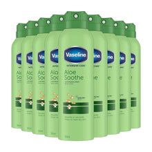 Load image into Gallery viewer, Vaseline Intensive Care Spray Body Moisturiser Aloe Soothe 190ml, 9 Pack