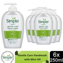Load image into Gallery viewer, Simple Kind to Skin Gentle Care Hand Wash Anti-Bacterial - 250ml, 3 or 6 Pack
