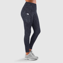 Load image into Gallery viewer, Women's Workout Leggings Highwaist with Side Pockets &amp; Camo Print, Grey-Size 6