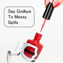 Load image into Gallery viewer, Envie Nail Polish Holder Finger Bottle Holder For Manicure and Pedicure, White