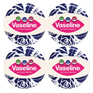 Vaseline Lip Treat Collection Gift Set Tin with Rosy Aloe Original Balm Trio