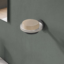 Load image into Gallery viewer, COSMIC Soap dish Black Matte Measures 11 x 13 x 2 cm