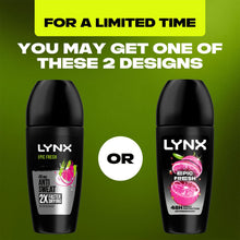 Load image into Gallery viewer, Lynx Epic Fresh Anti Perspirant Roll On 48H Anti Sweat Protection 50ml, 12 Pack