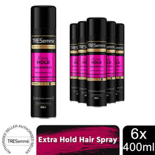 Load image into Gallery viewer, 6 Pack of 400ml Each Tresemme Professionals 24 H Frizz Control Hairspray