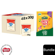 Load image into Gallery viewer, Nestle Sharing Bags, Milkybar Chocolate 48x30g &amp; Rowntree's Jelly Tots 10x150g