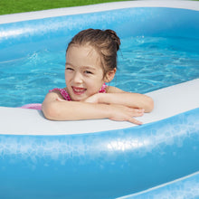 Load image into Gallery viewer, Bestway Inflatable Family Rectangular Pool with Repair Patch, 6'7"x20”or8'7"x20”