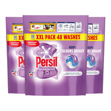 Load image into Gallery viewer, Persil XXL 3 in-1 Washing Capsules Colour Protect Keeps Colour Bright 48W, 3pk