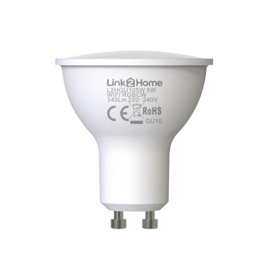 Gu10 Wi-Fi Led Lamp With Rgb Pack 4