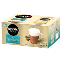 Load image into Gallery viewer, Nescafe Gold Instant Coffee Sachets 40 Latte Low Sugar, 6 Pack