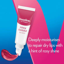 Load image into Gallery viewer, Vaseline LipTherapy Rosy Tinted LipBalm For Instant Softness &amp; Pink Hint, 10g 6x